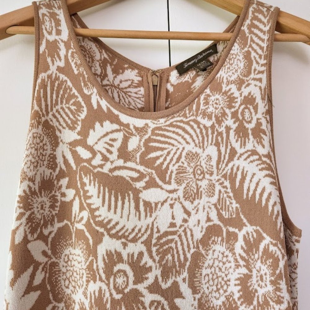 Tommy Bahama Del Lago Tropical Knit Maxi Dress - Size Medium